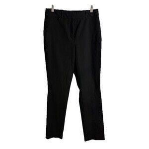 WHBM Women's Classic Slim Trouser Comfort Stretch Pants Black 8 Executive Wear